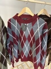 MOSSİ BAKLAVA DİLİMKİ KAZAK - BORDO