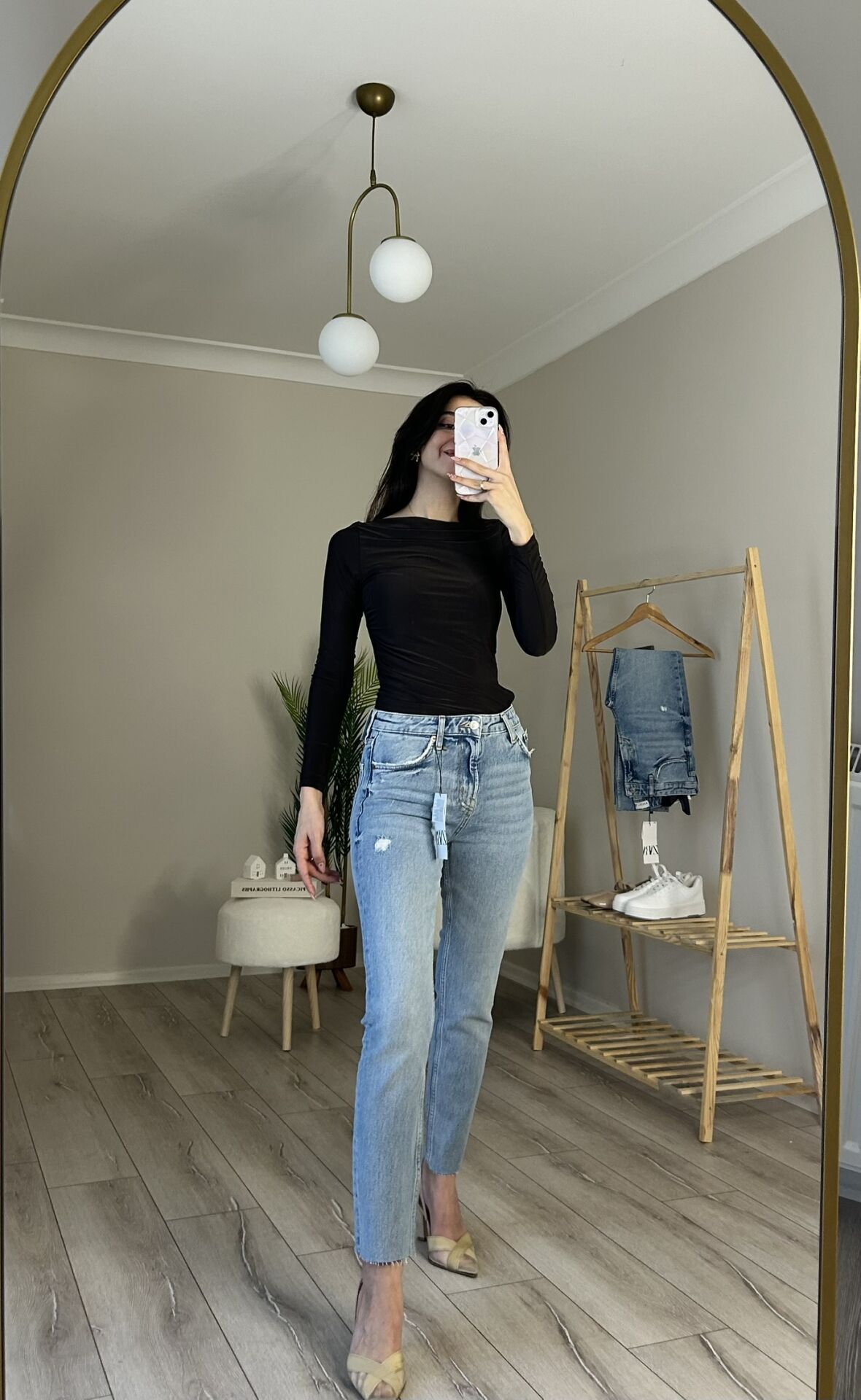 BOYFİT JEAN KESİK PAÇA