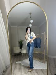 MAVİ BORU PAÇA JEAN