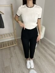 ORJ MODEL KUMAŞ PANTOLON - SİYAH