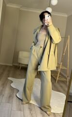 BAĞLAMALI TASARIM CEKET - YEŞİL