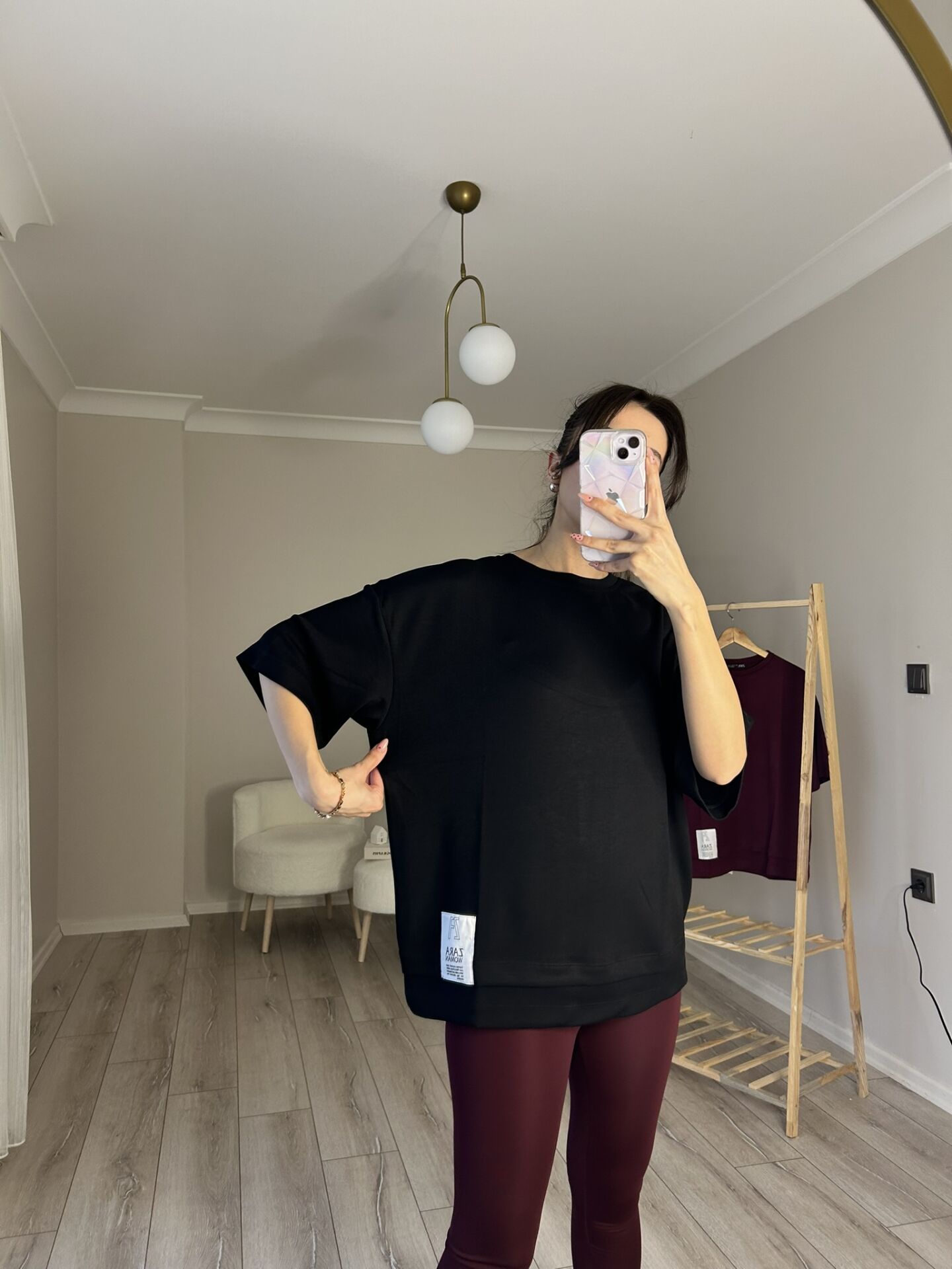 ZR ORJİNAL MUADİL OVERSİZE T-SHİRT - SİYAH