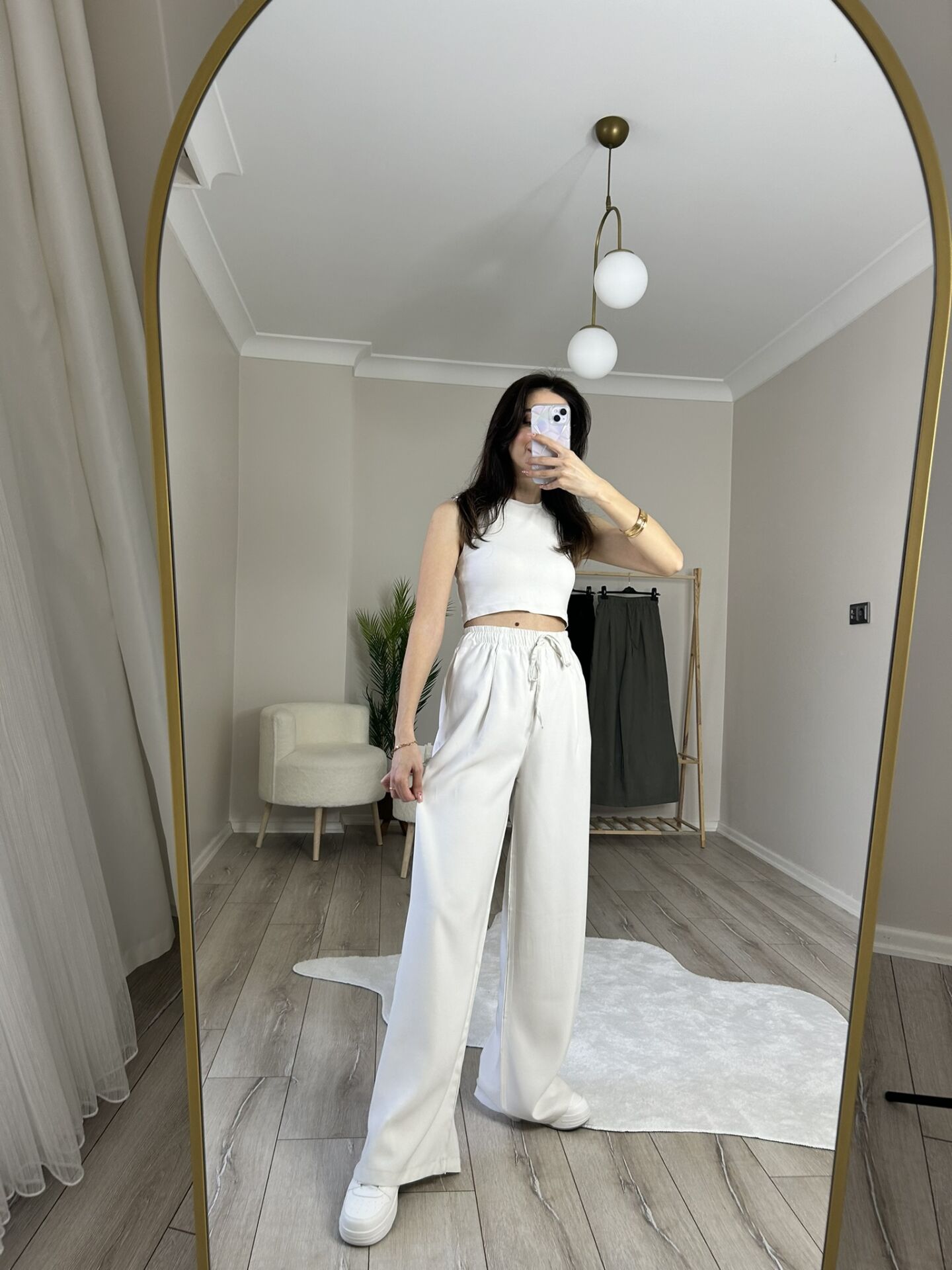 TENSEL PANTOLON - BEYAZ