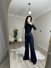 ZR DİKİŞ DETAYLI PALAZZO JEAN