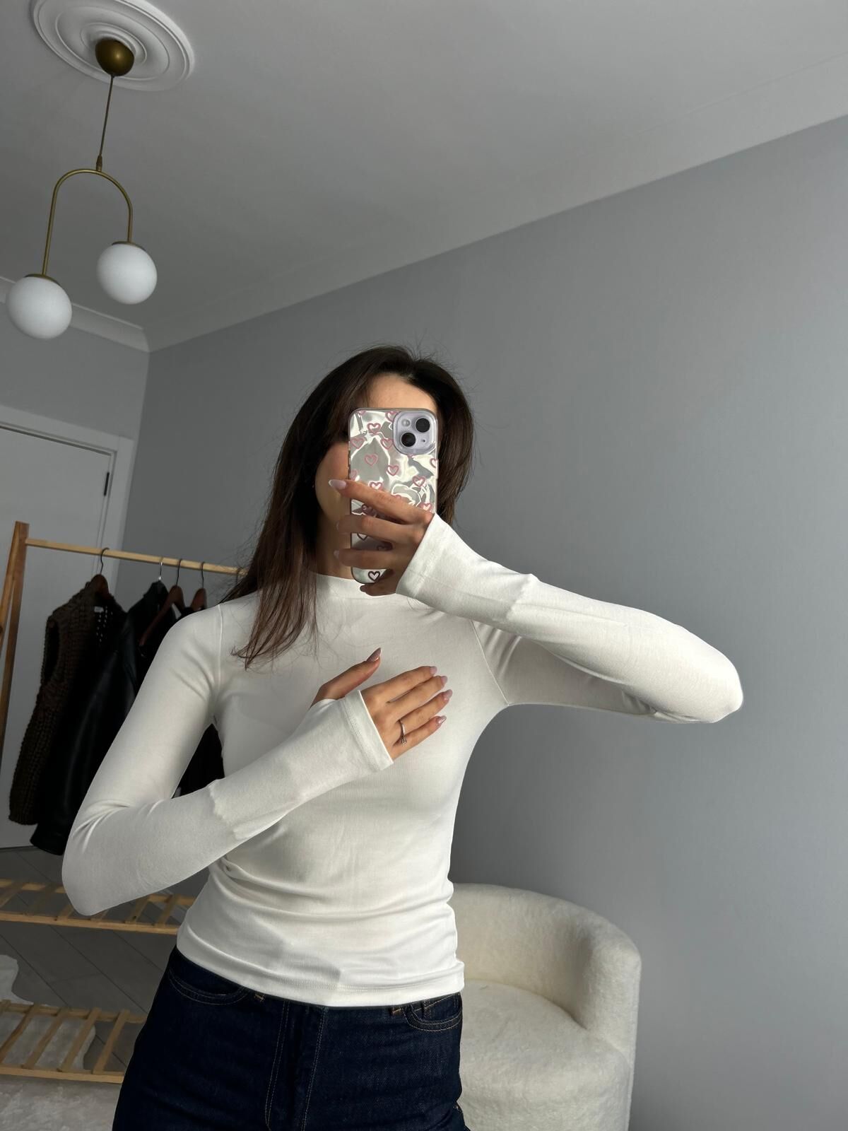 OYS MODAL BLUZ BEYAZ