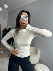 OYS MODAL BLUZ BEYAZ