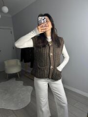 ZR GOLD DÜĞMELİ VİRAL YELEK