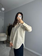 SARI ÇİZGİLİ GÖMLEK