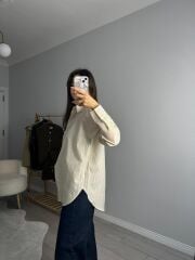 SARI ÇİZGİLİ GÖMLEK